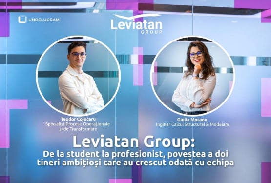 Leviatan Group: De la student la profesionist.  Povestea a doi tineri ambițioși care au crescut odată cu echipa