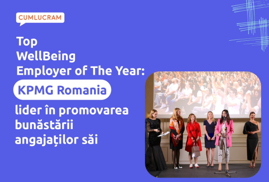 Top WellBeing Employer of The Year: KPMG Romania lider în promovarea bunăstării angajaților săi