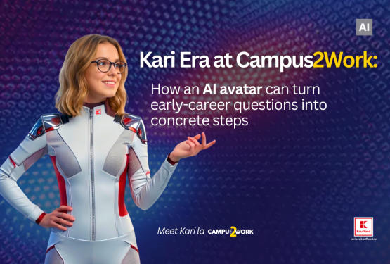 Kari Era at Campus2Work: How an AI avatar can turn early-career questions into concrete steps