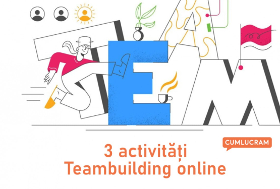 3 activități de teambuilding online