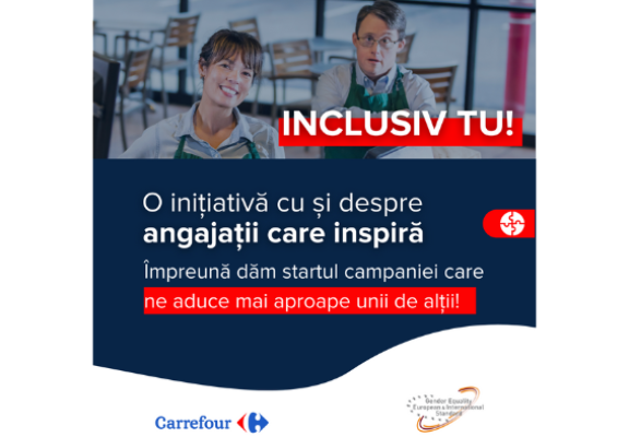 #inclusiv TU, o inițiativă cu și despre angajații care inspiră