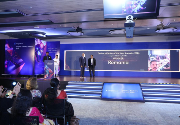 Cognizant Romania has been awarded “Regional Delivery Center of the Year” at the 2025 Enspire Delivery Summit!