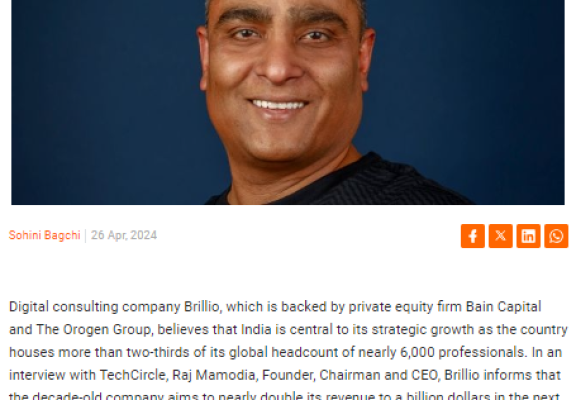 We will double our headcount by 2029: Brillio’s Raj Mamodia