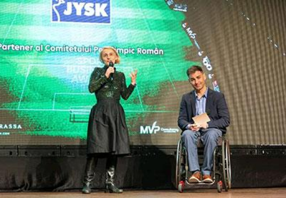 JYSK premiată ca Cea mai bună companie pentru susținerea sportului paralimpic