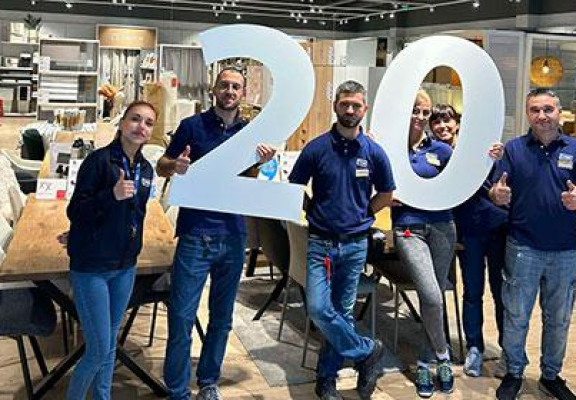 JYSK aniversează 20 de ani în Bulgaria 