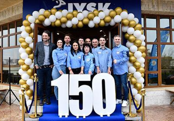 JYSK sărbătorește 150 de magazine în România