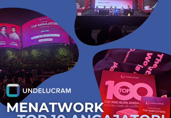 Menatwork, în Top 10 Angajatori 2026 Undelucram.ro