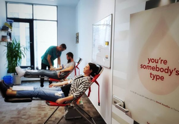 Blood donation campaign at Tremend