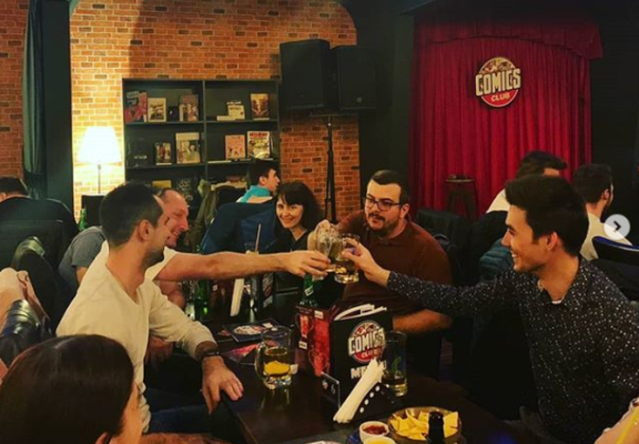 You know you've made the perfect Friday night plan when you're out with your friends, laughing out loud at a very good stand-up show