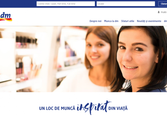 Site-ul de cariere dmjobs