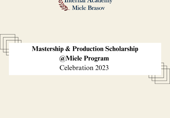 Mastership & Production Scholarship @Miele Program_Celebration 2023