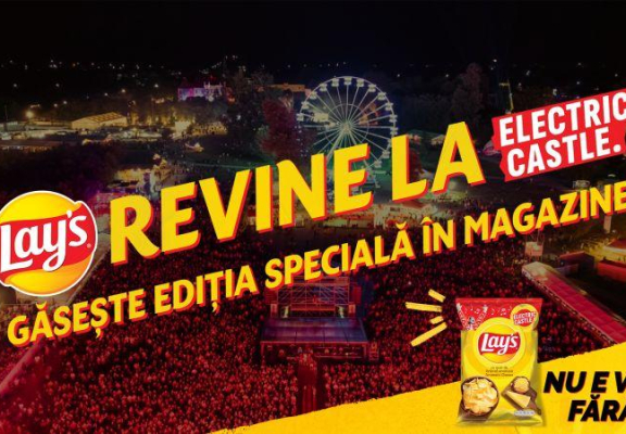 📢 Lay’s 🥔 , brandul emblematic din portofoliul PepsiCo, revine la Electric Castle. 💃 🪩🕺