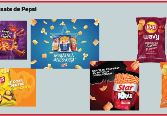 Revista Piaţa a realizat o analiză a categoriei pufuleți, chipsuri, popcorn, iar PepsiCo este singurul producător care apare în toate cele 3 subcategorii analizate.
