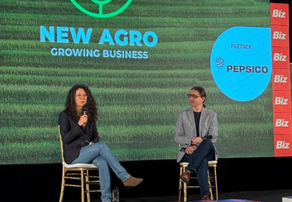 Indra Mihăilă, Public Affairs Manager, a vorbit despre implicarea PepsiCo în agricultură și despre sprijinul pe care îl oferim fermierilor români de peste 20 de ani
