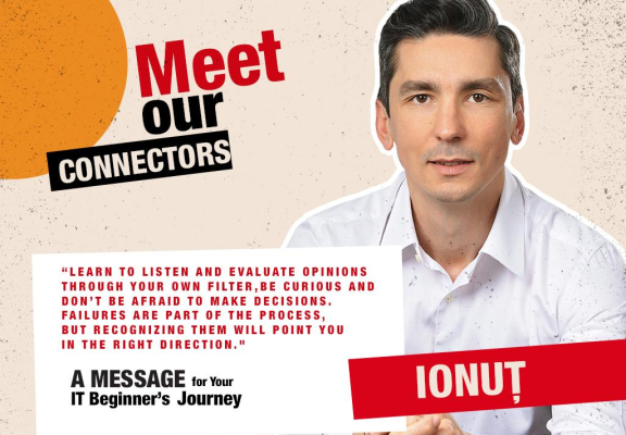 Ionuț Stănescu: message for a beginner in IT