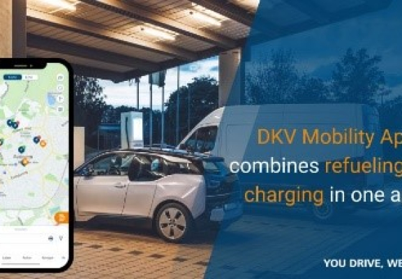 One app for both fuel stations and charging points? Now you can with DKV Mobility App!