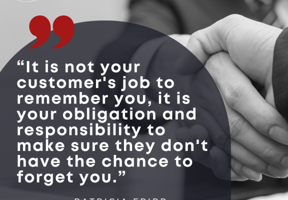 ✨ Doza de înțelepciune de vineri 🥳 „Nu este treaba clientului tău să își amintească de tine, este obligația și responsabilitatea ta să te asiguri că nu are șansa să te uite.” Patricia Fripp 📌 În calitate de antreprenor 💼 , scopul tău este să determini cli