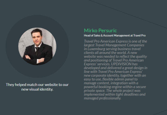 Testimonial Client - Mirko