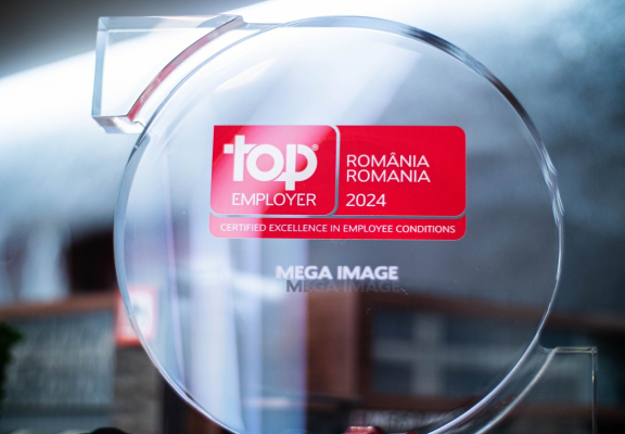 Am obținut pentru al doilea an consecutiv, certificarea Top Employer, cu rezultate peste media industriei