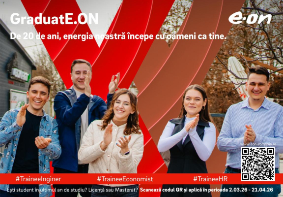 🎓 Programul GraduatE.ON 2026 – Oportunități pentru absolvenți!