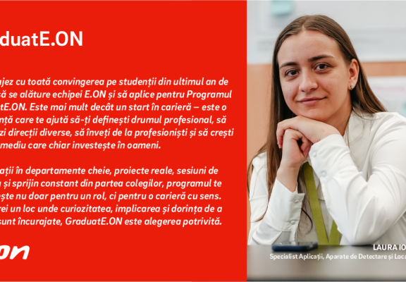 De la trainee la specialist Delgaz Grid – Povestea Laurei, construită cu pasiune și determinare