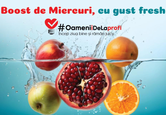 🍊 Boost de Miercuri, cu gust fresh