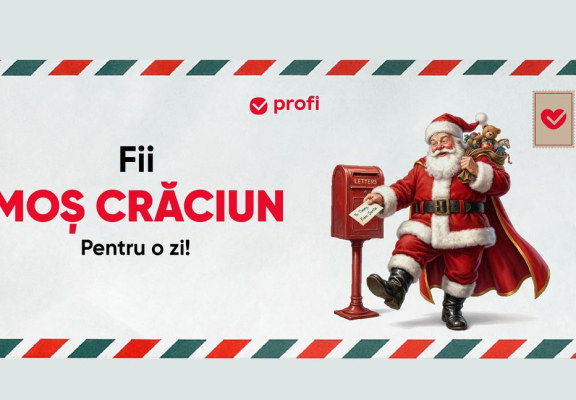 Fii Moș Crăciun pentru o zi!