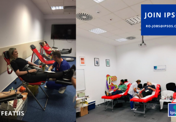 Blood donation in the office (Bucharest & Brasov)