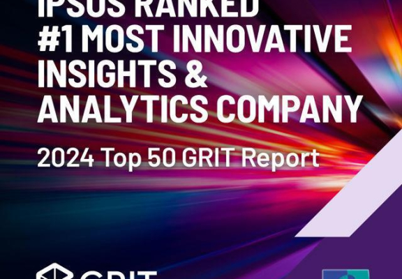 Ipsos again named as the world’s No. 1 Most Innovative Insights & Analytics Company in 2024 GRIT Top 50 Suppliers list