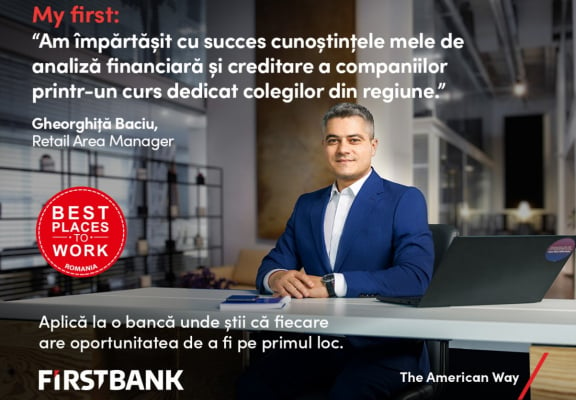 The bank where everyone shines their firsts