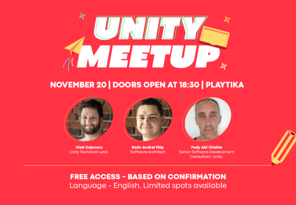 Unity MeetUp | 20 Nov, 18:30