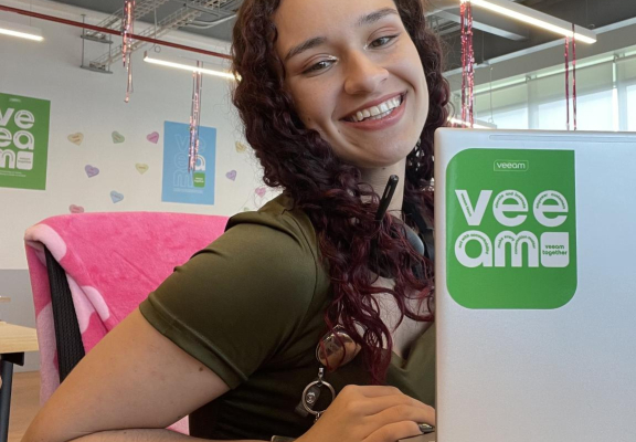 LifeAtVeeam on our Sales Development Team with Indira!