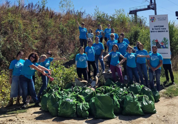 🌍 Fapta bună ne unește, natura ne mulțumește: record de voluntari Lactalis România la World CleanUp Day!