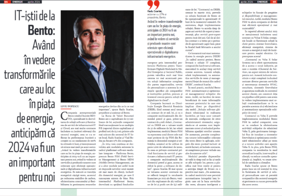 Interviu cu Radu Scarlat în Anuarul de Energie Ziarul Financiar 2024