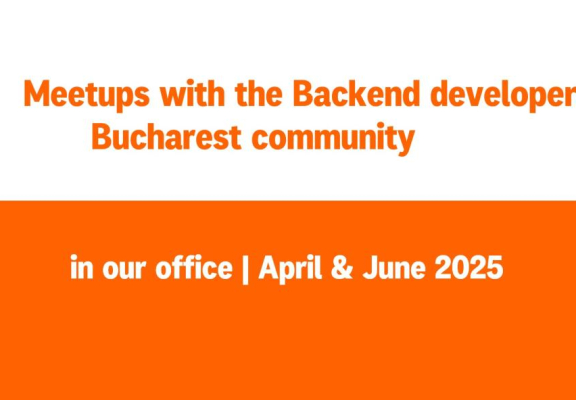 Meetups with the backend developers of Bucharest community