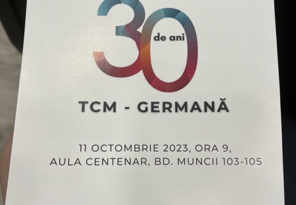 Celebrating 30 Years of German TCM with ARRK R&D at Technical University of Cluj-Napoca