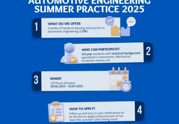 Summer practice opportunity @ARRK R&D