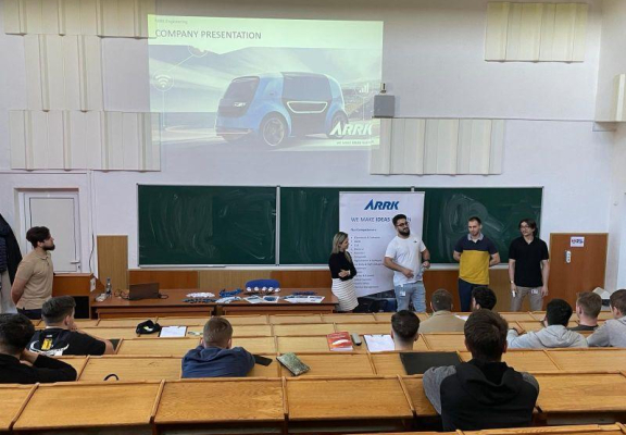 Vehicle Dynamics presentation at the Technical University of Cluj Napoca