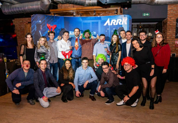 Season's Greetings from ARRK Research & Development: A Magical Night of Celebration in Cluj!