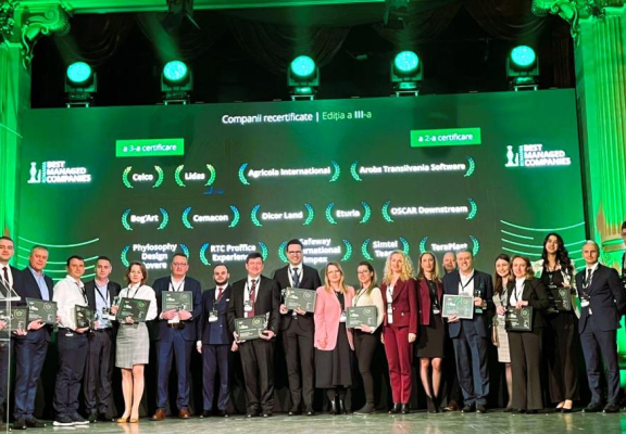 CEMACON, recertificată ca „Best Managed Company” pentru al doilea an consecutiv