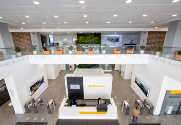 Continental Automotive Timisoara - entry hallway