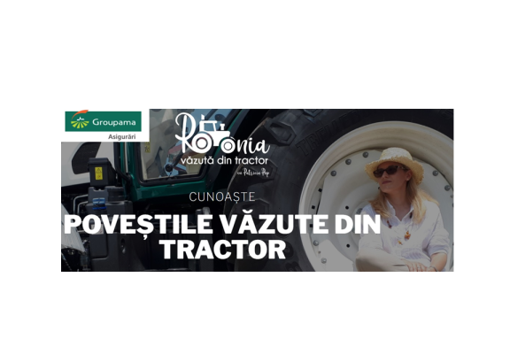 România văzută din tractor – un proiect susținut de Groupama Asigurări 