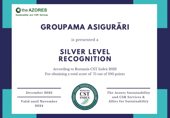 Groupama Asigurari - Silver Level Recognition