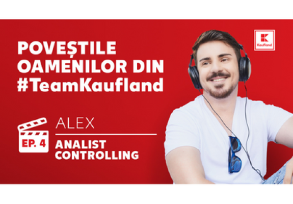 Poveștile oamenilor din #TeamKaufland. Ep 4 – Alex, Analist Controlling