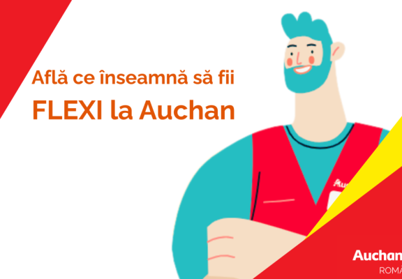 Ne bucurăm să îți  prezentăm un program de flexibilizare a muncii potrivit pentru mai multe meserii din magazinele Auchan și ATAC
