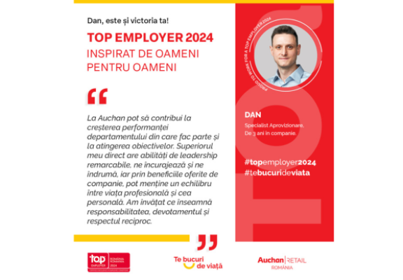 Top Employer 2024: Dan , este și victoria ta!