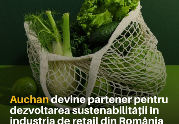 Auchan devine partener în dezvoltarea sustenabilității în industria de retail, în cadrul Academiei de Sustenabilitate