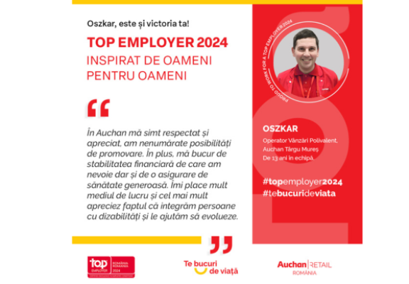 Top Employer 2024: Oszkar, este și victoria ta!