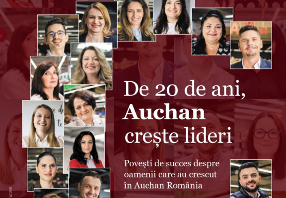 20 de ani de Auchan România. 20 de ani de oameni care au crescut împreună cu noi.