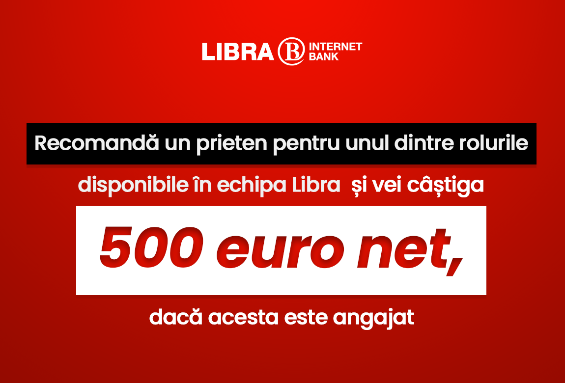 Recomandă un prieten pentru echipa unui angajator transparent și câștigă 500 euro net